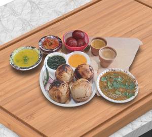 4 pcs Special Thali Litti Bati