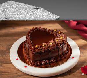 Double Truffle Heart Cake | 450G