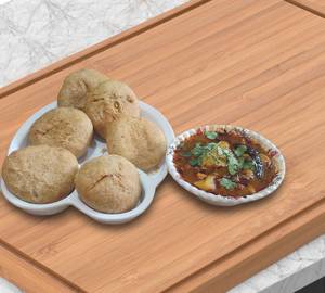 6 Pcs Satu kachori + Sabji
