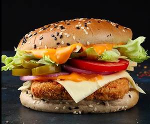Spicy Paneer Burger