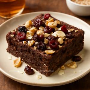 Dry Fruit Oats Brownie