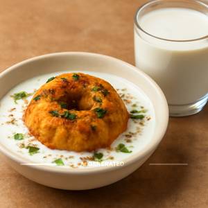 Dahi Wada (single) Unsweetened Plain Dahi