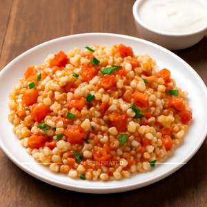 Tomato Sabudana Khichadi ( Upwas )