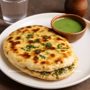 Stuffed Kulcha Butter