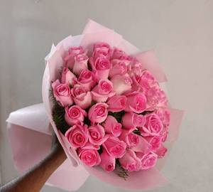 Wonderful Pink Rose Bouquet