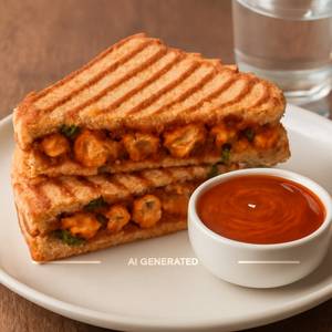 Schezwan Paneer Grill Sandwich