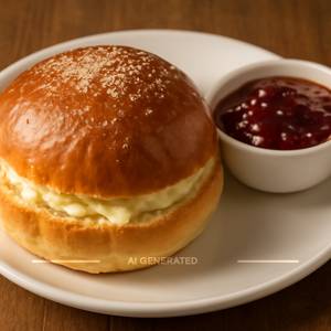 Bun Maska With Jam