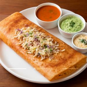 Cheese Onion Masala Dosa