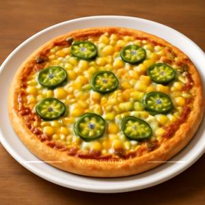 Jalapeno corn Pizza