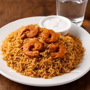 Prawn Biryani [ Fry Type ]
