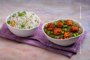 Veg Manchurian Fried Rice