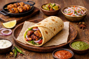 Tandoori Achari Chaap Kathi Roll