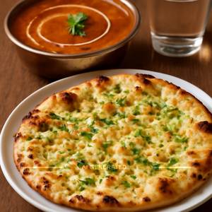 Cheese Garlic Masala Naan