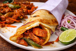 Double Egg Chicken Lachha Roll