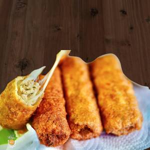 Chicken Rolls Fish Cheese