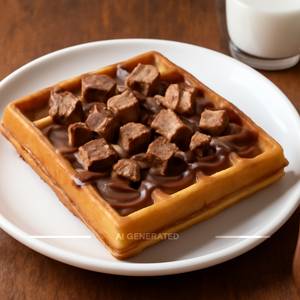 Munch And Nutella Waffle