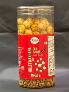 Millet Makhana Mix Butter Tomato Flavour (150g  Jar Pack)