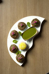 Mushroom Cheese Galouti Kebab