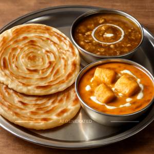 Laccha Paratha Thali
