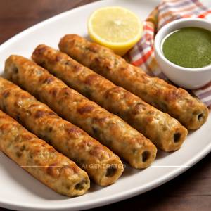 Chicken Seekh Kebab (4 Pcs)