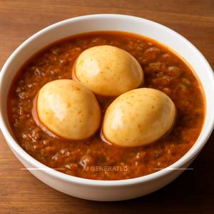 Egg Curry [3 eggs]