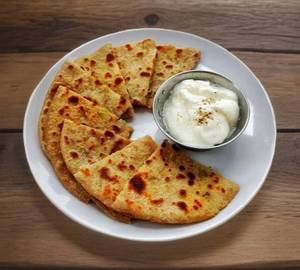 Aloo Paratha + Dahi      