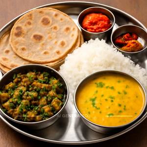 Bhendi Masala Thali