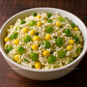 Corn capsicum fried rice