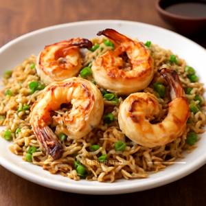 Burnt Garlic Prawns