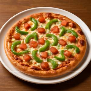 Tomato Capsicum Pizza 