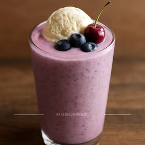 Blueberry Brain Freezer Shake