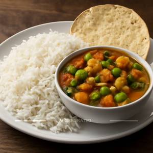 Mix Veg-rice Combo