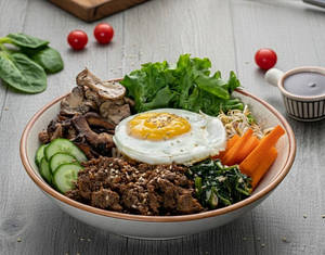 Korean Bibimbap Chicken Bowl
