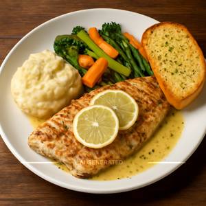 Grilled Fish In Lemon Butter Sauce