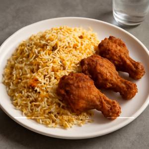 Chicken Fried Wings Fry Piece Biryani [ 3 Pcs ]