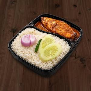 Bengali Style Fish Curry Rice Combo