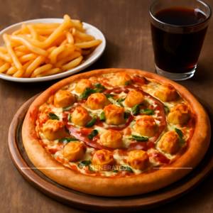 Paneer pizza Combo