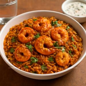 Prawn Biryani [ Curry Type ]