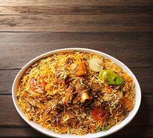 Mutton biryani + kola urundai 3 pcs 
