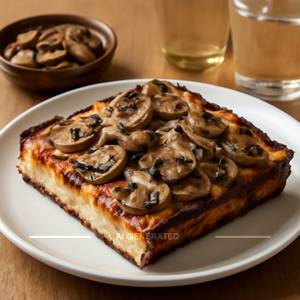 Mushroom Overload Detroit Pizza