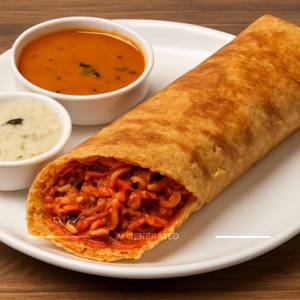 Schezwan dosa