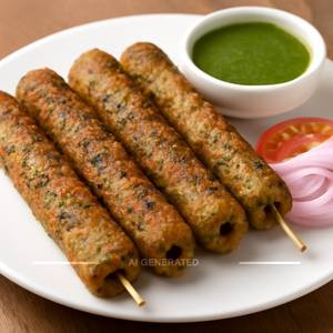 Veg seekh kebab