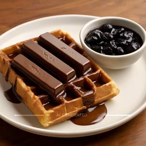 Kitkat Waffle & Blueberry Combo