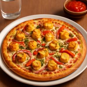 Moroccan Paneer Pizza