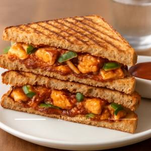 Peri Peri Cottage Cheese Sandwich