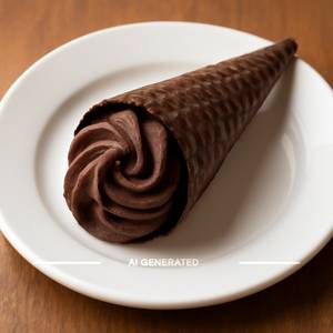 Chocolate Waffle Cone