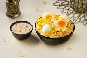 Egg Biryani Bowl & Sheer Khurma Iftari Combo