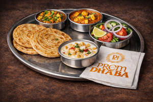 Lachha Paratha Thali