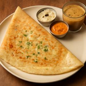 Butter Paper Onion Dosa