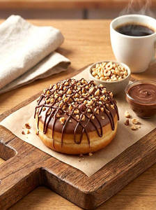 Nutty Hazelnut Donut